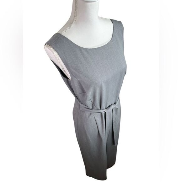 LOFT OUTLET Elegant Gray Sleeveless Jumpsuit Size 4 - Picture 9 of 12